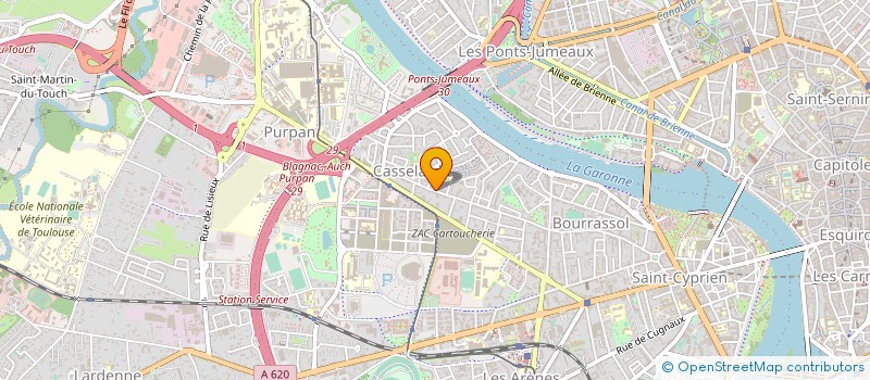 localisation de l'entreprise MADAME ELISABETH PETIT à TOULOUSE