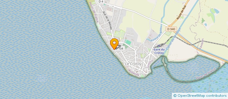 localisation de l'entreprise MADAME ELISABETH PETITPREZ à LE CROTOY