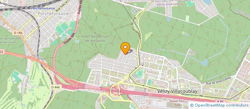 localisation de l'entreprise MADAME ELISABETH PICARD  VELIZY-VILLACOUBLAY