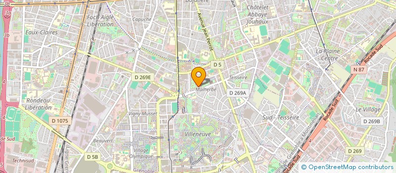 localisation de l'entreprise MADAME ELISABETH PIGEON  GRENOBLE