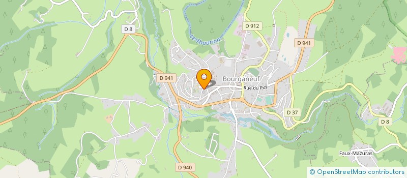 localisation de l'entreprise MADAME ELISABETH PIGEOT à BOURGANEUF