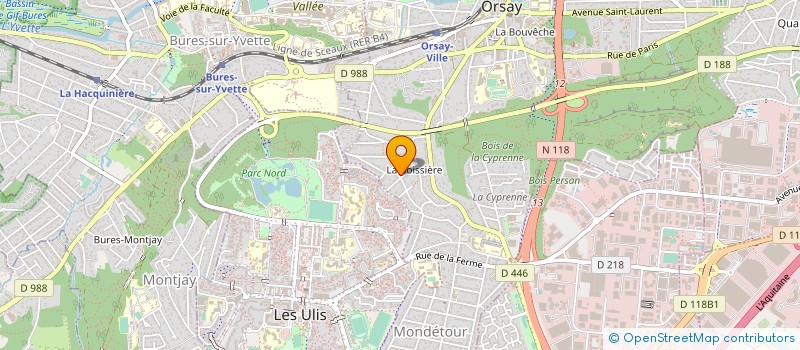 localisation de l'entreprise MADAME ELISABETH PILLOUD à ORSAY