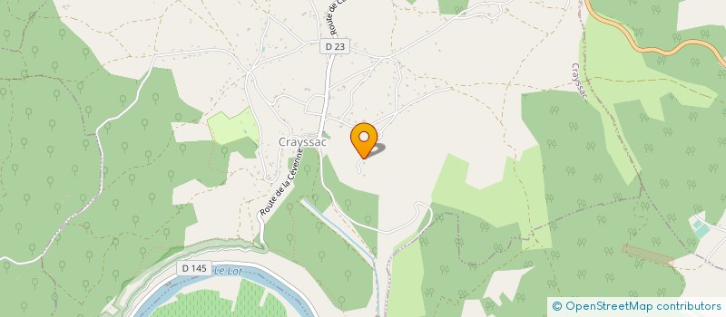 localisation de l'entreprise MADAME ELISABETH PIMENTEL  CRAYSSAC