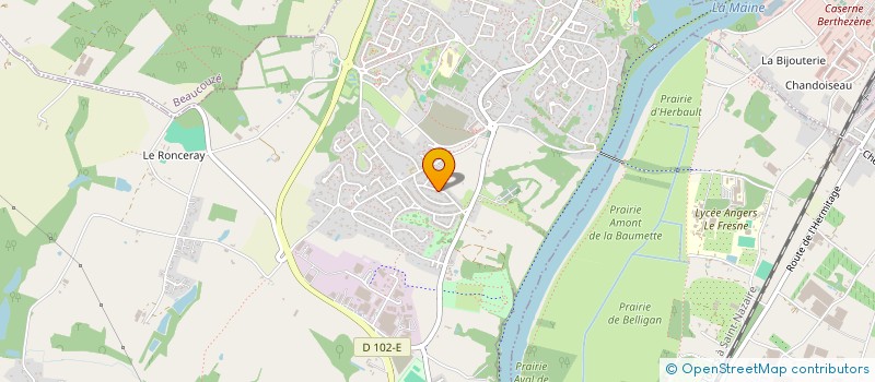 localisation de l'entreprise MADAME ELISABETH PINEAU  BOUCHEMAINE