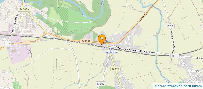 localisation de l'entreprise MADAME ELISABETH POBLE  VERTAIZON