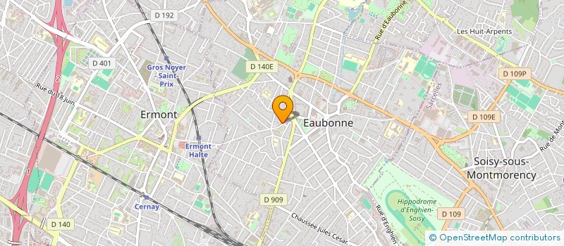 localisation de l'entreprise MADAME ELISABETH POIDEVIN à EAUBONNE