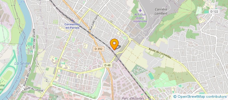 localisation de l'entreprise MADAME ELISABETH PONTE  CORMEILLES-EN-PARISIS