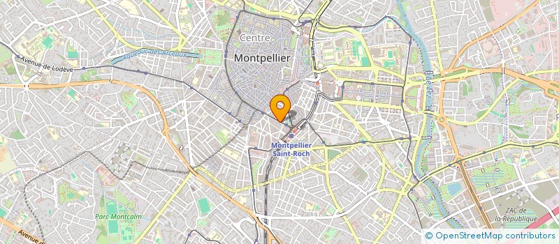 localisation de l'entreprise MADAME ELISABETH POURRIERE à MONTPELLIER
