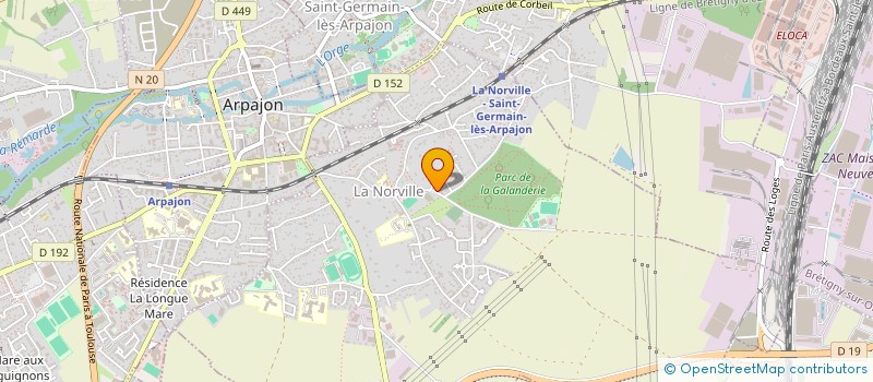 localisation de l'entreprise MADAME ELISABETH QUEIROZ  LA NORVILLE