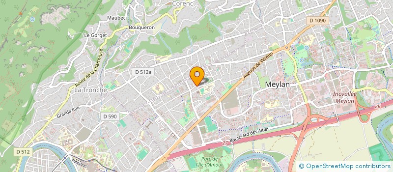 localisation de l'entreprise MADAME ELISABETH RACT-MADOUX à MEYLAN