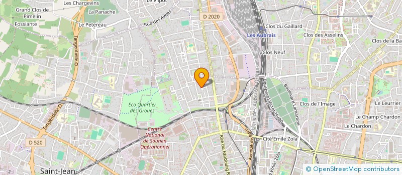 localisation de l'entreprise MADAME ELISABETH RAIMBERT à ORLEANS