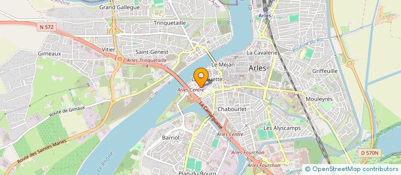 localisation de l'entreprise MADAME ELISABETH RANQUE  ARLES