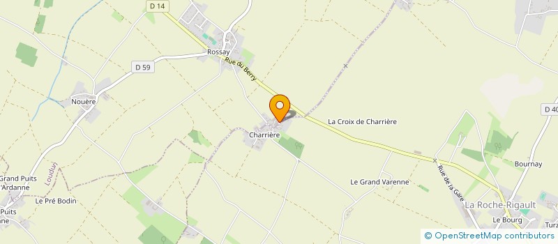 localisation de l'entreprise MADAME ELISABETH RECHARD  LOUDUN