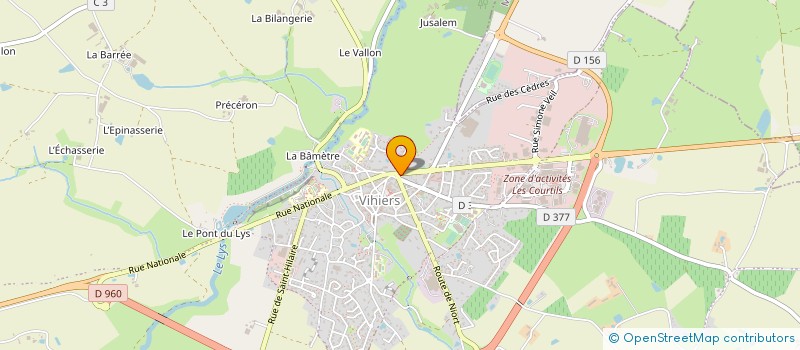 localisation de l'entreprise MADAME ELISABETH REGNARD à LYS-HAUT-LAYON
