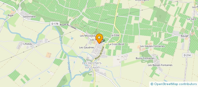 localisation de l'entreprise MADAME ELISABETH REIGNIER  DOUE-EN-ANJOU