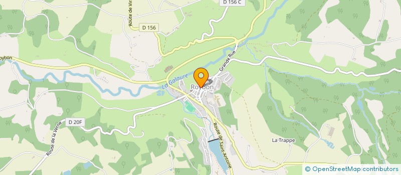 localisation de l'entreprise MADAME ELISABETH REY à ROYBON