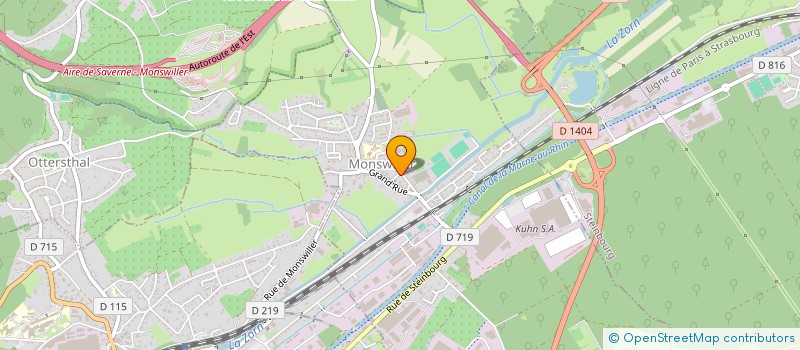 localisation de l'entreprise MADAME ELISABETH REYDEL  MONSWILLER