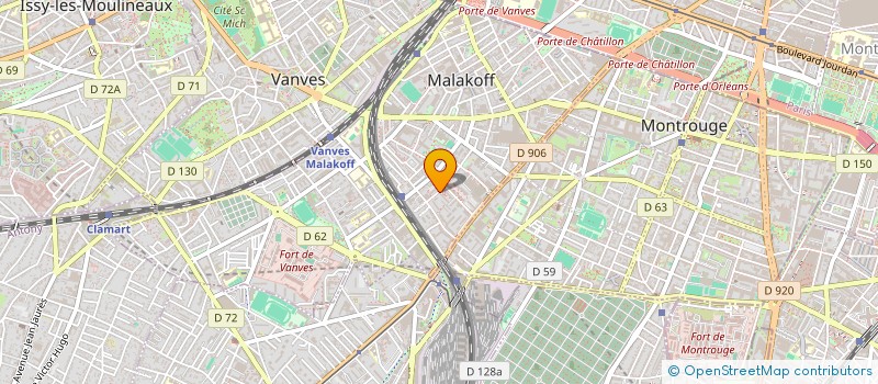 localisation de l'entreprise MADAME ELISABETH REYNAUD à MALAKOFF