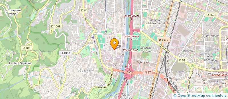 localisation de l'entreprise MADAME ELISABETH REYNET à SEYSSINS