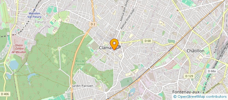 localisation de l'entreprise MADAME ELISABETH RIBAUDOT à CLAMART