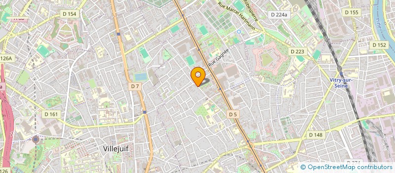 localisation de l'entreprise MADAME ELISABETH RIBEIRO  THIAIS