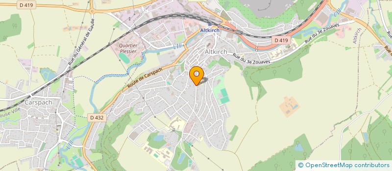 localisation de l'entreprise MADAME ELISABETH RICHERT à ALTKIRCH