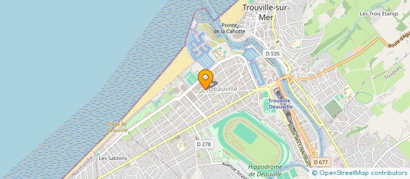 localisation de l'entreprise MADAME ELISABETH RICO à DEAUVILLE