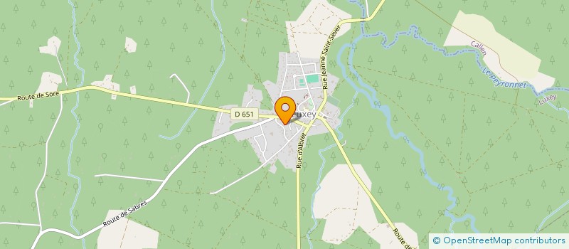 localisation de l'entreprise MADAME ELISABETH RIFLADE  LUXEY