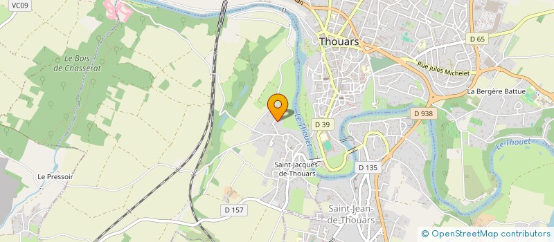 localisation de l'entreprise MADAME ELISABETH RIVOIRE  SAINT-JACQUES-DE-THOUARS