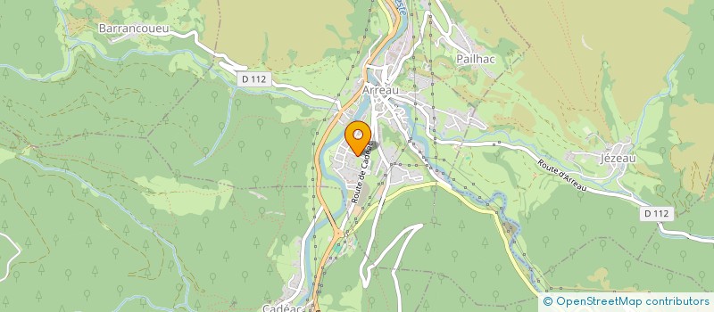 localisation de l'entreprise MADAME ELISABETH RIXENS  ARREAU