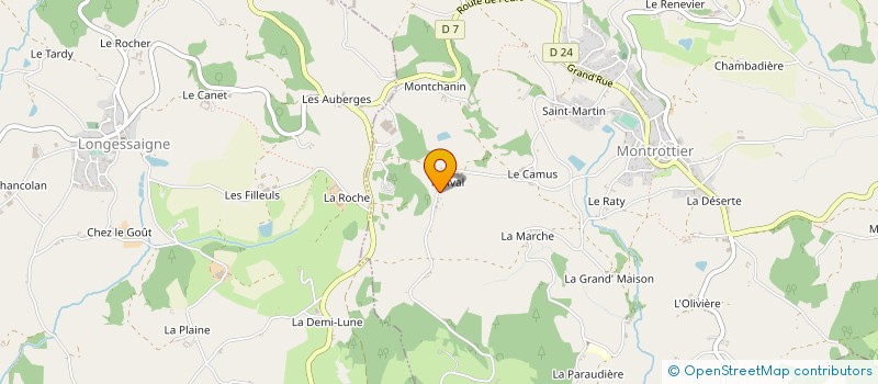 localisation de l'entreprise MADAME ELISABETH ROBERT  CHAMBOST-LONGESSAIGNE