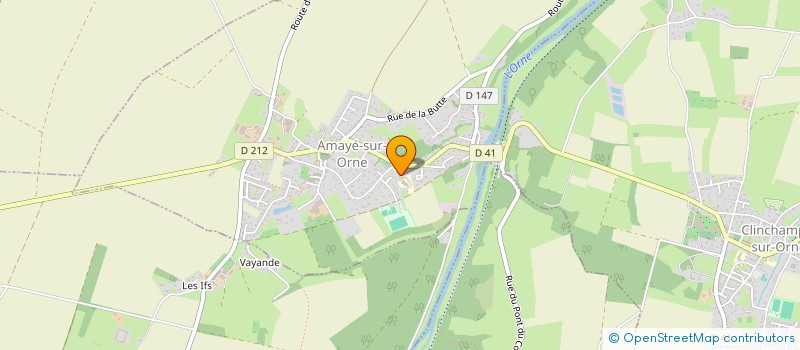 localisation de l'entreprise MADAME ELISABETH ROBIN  AMAYE-SUR-ORNE