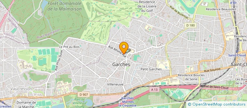 localisation de l'entreprise MADAME ELISABETH ROCHON à GARCHES