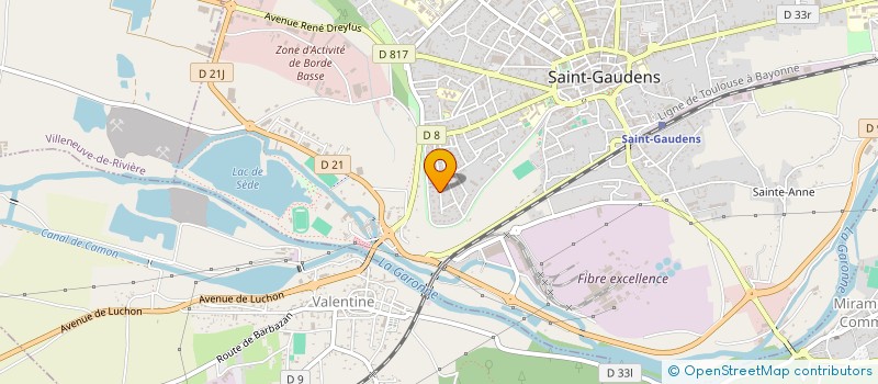 localisation de l'entreprise MADAME ELISABETH RODRIGUES à SAINT-GAUDENS