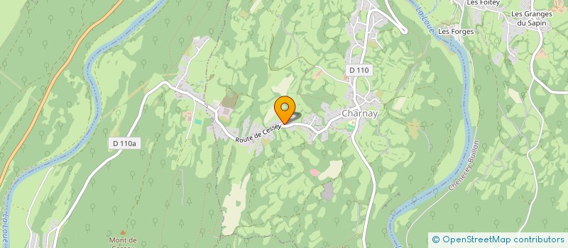 localisation de l'entreprise MADAME ELISABETH ROLLET  CHARNAY