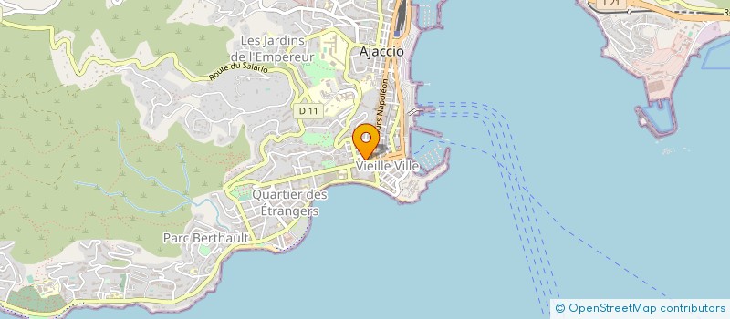 localisation de l'entreprise MADAME ELISABETH ROMANN à AJACCIO