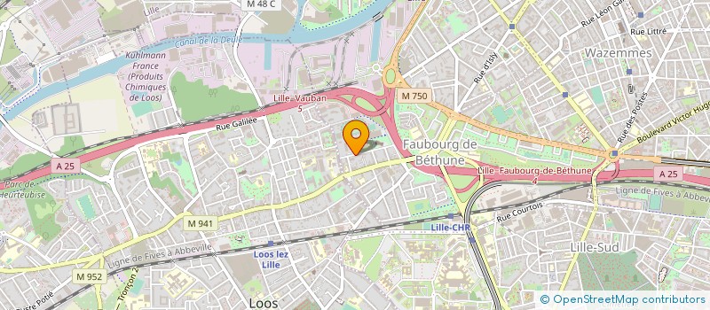 localisation de l'entreprise MADAME ELISABETH ROMANOWSKA à LILLE