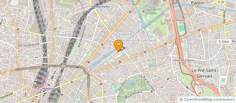 localisation de l'entreprise MADAME ELISABETH ROSSE  PARIS