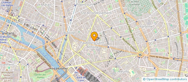 localisation de l'entreprise MADAME ELISABETH ROSSI à PARIS