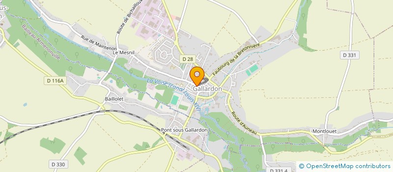 localisation de l'entreprise MADAME ELISABETH ROULLEAU à GALLARDON