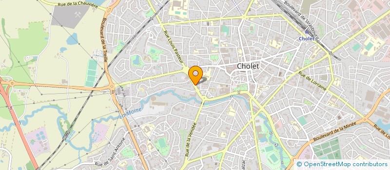 localisation de l'entreprise MADAME ELISABETH ROUTHIAU à CHOLET