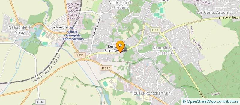 localisation de l'entreprise MADAME ELISABETH ROUX  NEAUPHLE-LE-CHATEAU