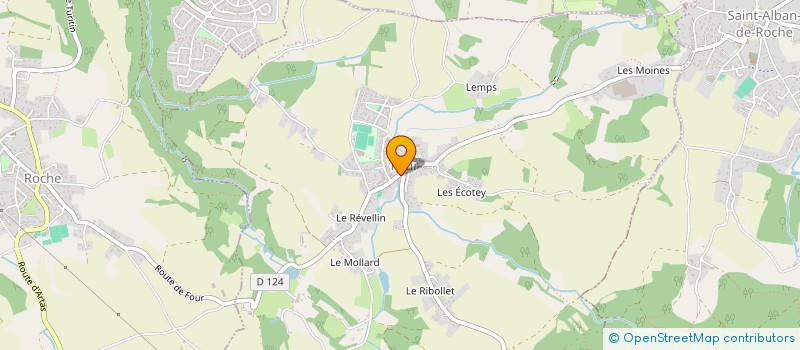 localisation de l'entreprise MADAME ELISABETH ROUX-SIBILLON  FOUR