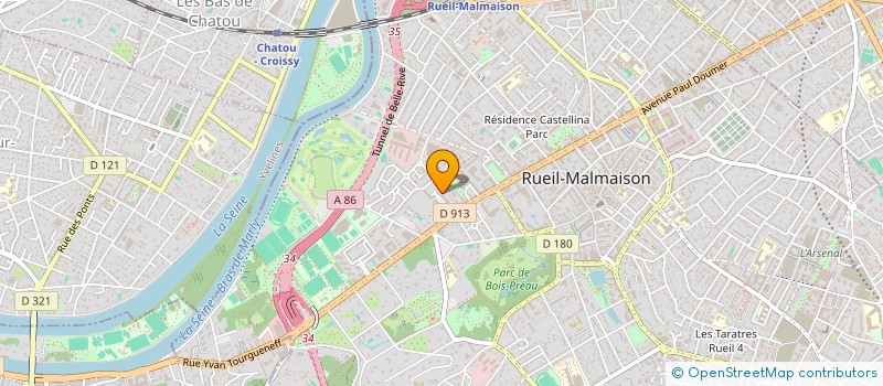 localisation de l'entreprise MADAME ELISABETH ROYBON à RUEIL-MALMAISON