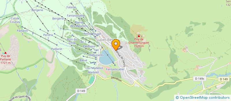 localisation de l'entreprise MADAME ELISABETH SACHAPT  BESSE-ET-SAINT-ANASTAISE