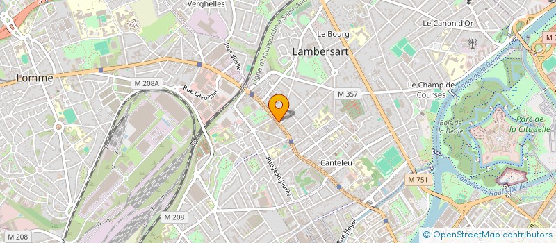 localisation de l'entreprise MADAME ELISABETH SAGNIEZ à LAMBERSART