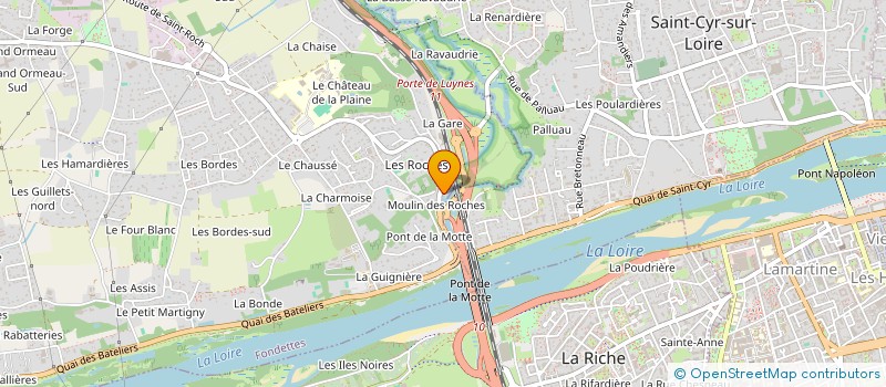 localisation de l'entreprise MADAME ELISABETH SAIVE  FONDETTES