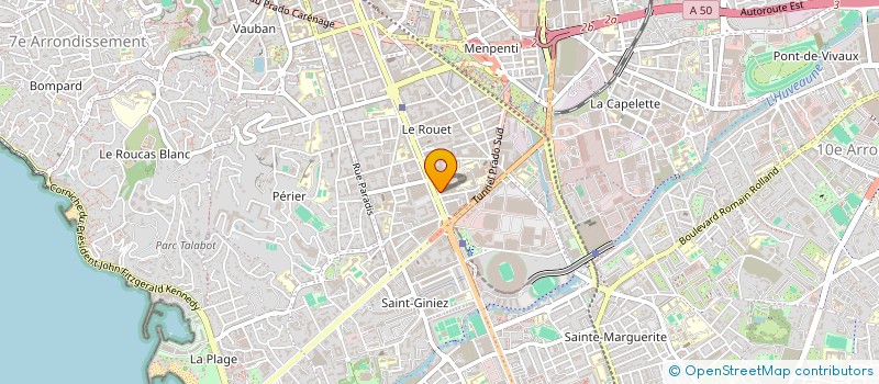 localisation de l'entreprise MADAME ELISABETH SAMPER à MARSEILLE