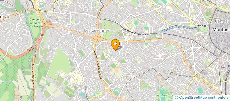 localisation de l'entreprise MADAME ELISABETH SANCHEZ à MONTPELLIER