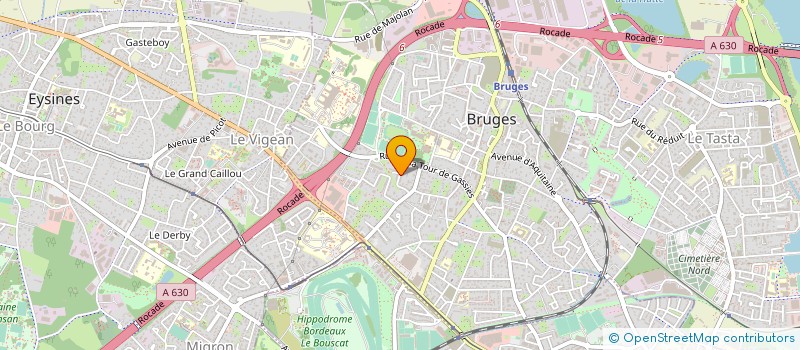 localisation de l'entreprise MADAME ELISABETH SANSON à BRUGES